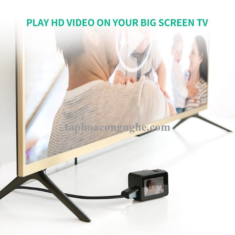 Ugreen 10143 3M màu Đen Cáp chuyển đổi Micro HDMI sang HDMI thuần đồng cao cấp HD109 30010143